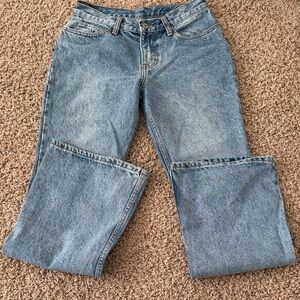 Brandy Melville Light Blue Wide-Leg Jeans